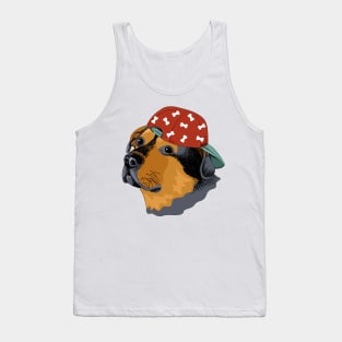 Rottweiler baseball Cap Illustration Tank Top